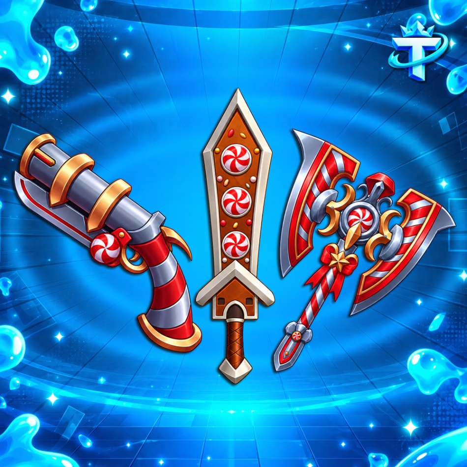 『 🎯 』Set Swirly Full (Swirly Axe + Swirly Gun + Swirly Blade)